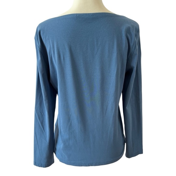 J MCLAUGHLIN GOLDIE TEE SHIRT M BOATNECK STRETCH COTTON CASUAL TIMELESS SUMMER - Picture 5 of 12